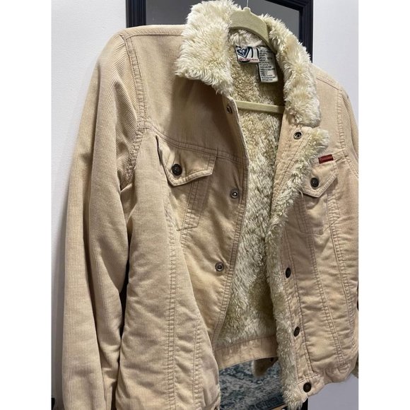 Roxy Jean Fur Lined Corduroy Jacket - Picture 6 of 7